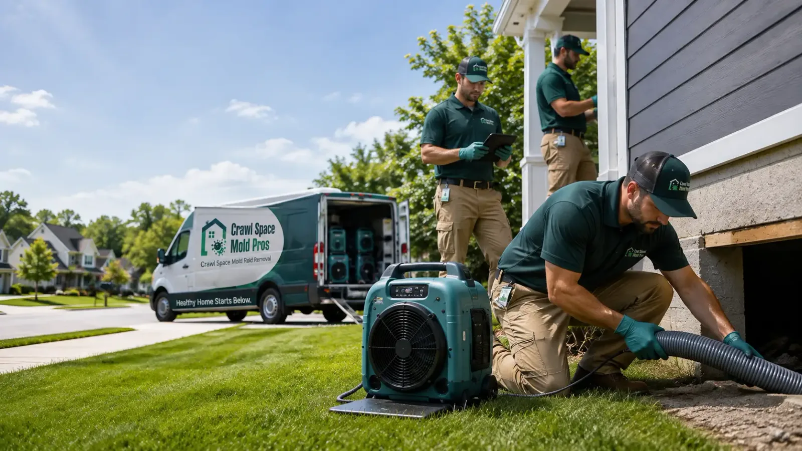 Crawl Space Mold Removal in Perry, AR